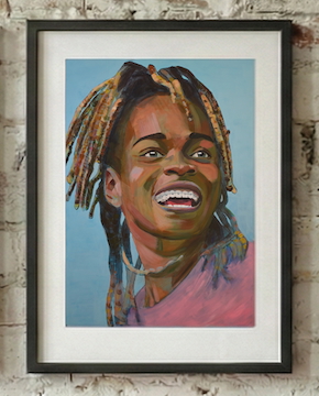 Koffee limited print framed
